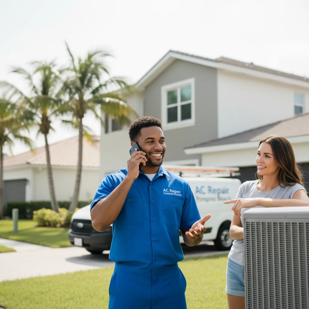 AC Repair Pompano Beach customer support in Sandy Hook